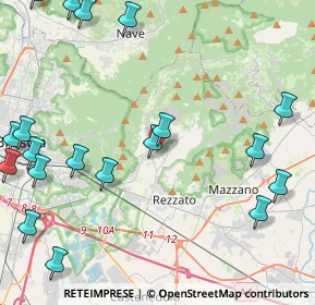 Mappa Via Benedusi, 25082 Botticino BS, Italia (6.083)