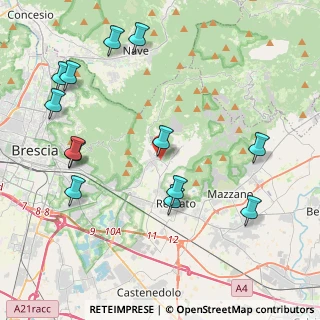 Mappa Via Benedusi, 25082 Botticino BS, Italia (4.83846)