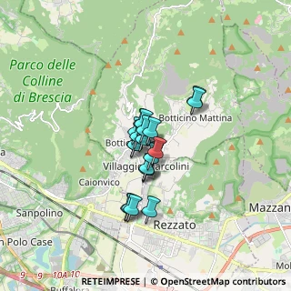 Mappa Via Benedusi, 25082 Botticino BS, Italia (1.0155)