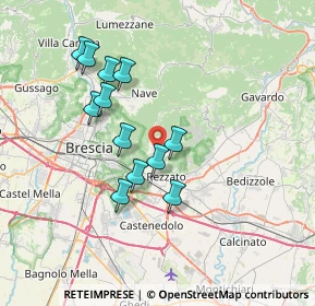 Mappa Via Benedusi, 25082 Botticino BS, Italia (6.41333)