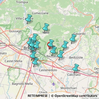Mappa Via Benedusi, 25082 Botticino BS, Italia (6.44938)