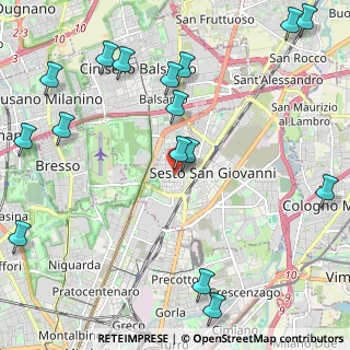 Mappa Via Ippolito Nievo, 20099 Sesto San Giovanni MI, Italia (2.85)