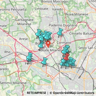Mappa Via Mameli, 20026 Novate Milanese MI, Italia (3.1995)