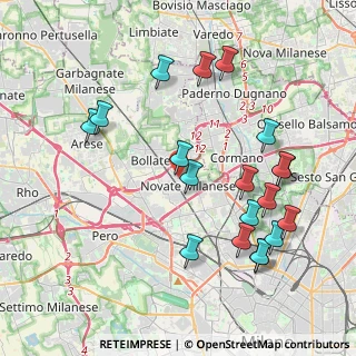 Mappa Via Mameli, 20026 Novate Milanese MI, Italia (4.34526)