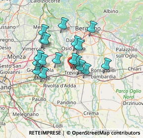 Mappa Via Sergio Mulitsch, 24047 Treviglio BG, Italia (11.38444)