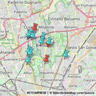 Mappa Via XXV Aprile, 20091 Bresso MI, Italia (1.555)