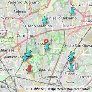 Mappa Via XXV Aprile, 20091 Bresso MI, Italia (2.48455)