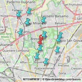 Mappa Via XXV Aprile, 20091 Bresso MI, Italia (1.95643)