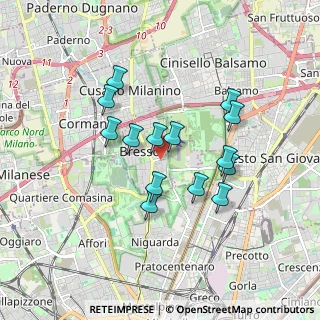Mappa Via XXV Aprile, 20091 Bresso MI, Italia (1.49643)