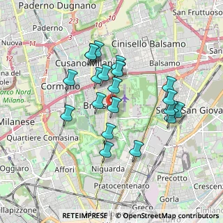 Mappa Via XXV Aprile, 20091 Bresso MI, Italia (1.6085)
