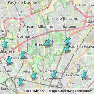 Mappa Via XXV Aprile, 20091 Bresso MI, Italia (2.95167)