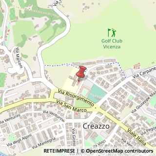 Mappa Via Alessandro Manzoni, 7, 36051 Creazzo, Vicenza (Veneto)