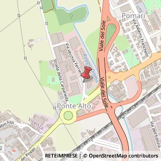 Mappa Via Vecchia Ferriera, 18/22, 36100 Vicenza, Vicenza (Veneto)