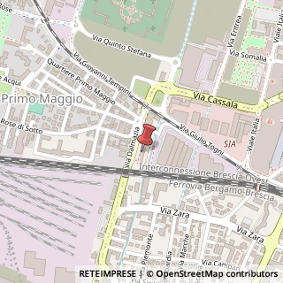 Mappa Via Dalmazia, 21, 25126 Brescia, Brescia (Lombardia)