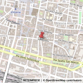 Mappa Corso Cavour, 4, 25121 Brescia, Brescia (Lombardia)