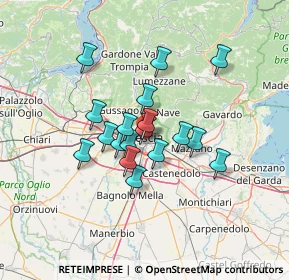 Mappa 25121 Brescia BS, Italia (9.96778)