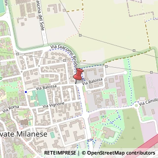 Mappa Via balossa 75, 20026 Novate Milanese, Milano (Lombardia)