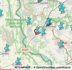 Mappa Via XXV Aprile, 20022 Turbigo MI, Italia (5.9335)