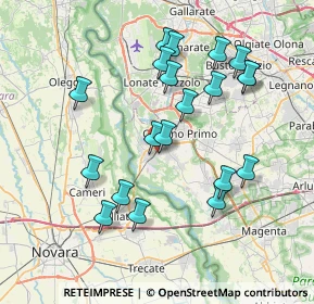 Mappa Via XXV Aprile, 20022 Turbigo MI, Italia (7.5165)