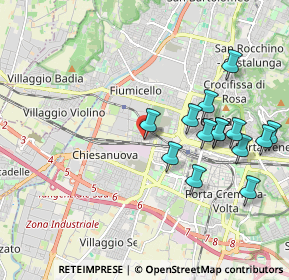 Mappa Via della Presolana, 25126 Brescia BS, Italia (2.01786)