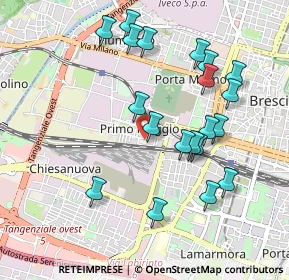 Mappa Via Passo Croce Domini, 25126 Brescia BS, Italia (0.977)