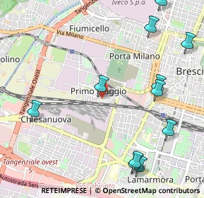 Mappa Via Passo Croce Domini, 25126 Brescia BS, Italia (1.34545)