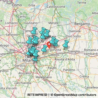 Mappa Via Giuseppe Garibaldi, 20060 Bussero MI, Italia (10.791)
