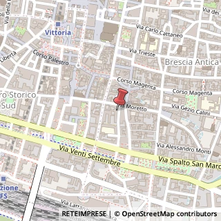Mappa Via Aleardo Aleardi, 4, 25121 Brescia, Brescia (Lombardia)