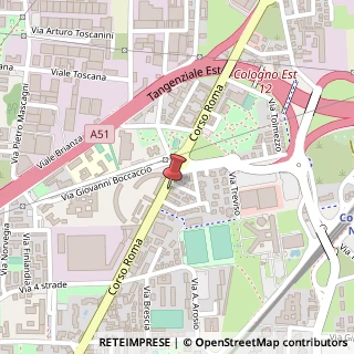 Mappa Corso Roma, 140, 20093 Monza, Monza e Brianza (Lombardia)