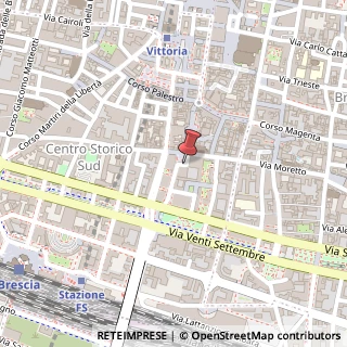 Mappa Via Moretto, 42, 25121 Brescia, Brescia (Lombardia)