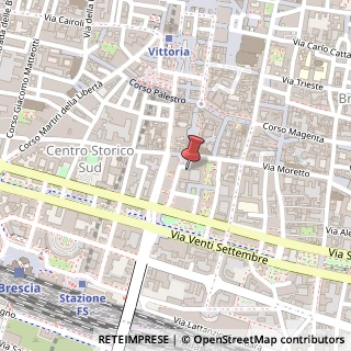 Mappa Via Moretto, 42, 25122 Brescia, Brescia (Lombardia)