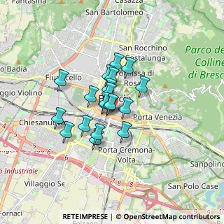 Mappa Via Luigi Einaudi, 25086 Rezzato BS, Italia (1.099)