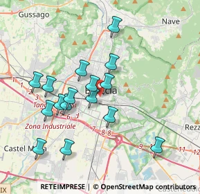 Mappa 25100 Brescia BS, Italia (3.505)