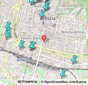 Mappa 25100 Brescia BS, Italia (0.7745)