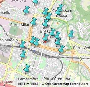 Mappa 25100 Brescia BS, Italia (0.909)