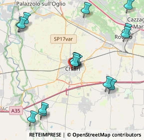 Mappa Via Bernardino Varisco, 25032 Chiari BS, Italia (4.84188)