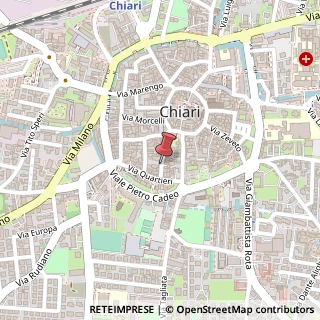 Mappa Via Bernardino Varisco,  18, 25032 Chiari, Brescia (Lombardia)