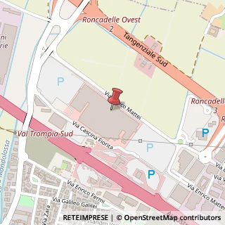 Mappa Via E. Mattei, 37-39, 25030 Roncadelle, Brescia (Lombardia)