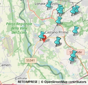 Mappa Via alle Cave, 20029 Turbigo MI, Italia (4.7075)