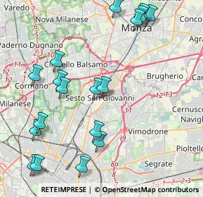 Mappa Via Enrico Fermi, 20099 Sesto San Giovanni MI, Italia (4.94889)