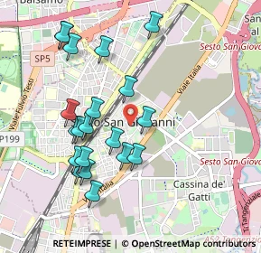 Mappa Via Enrico Fermi, 20099 Sesto San Giovanni MI, Italia (0.9555)