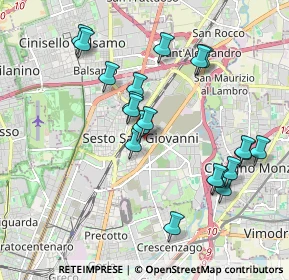 Mappa Via Enrico Fermi, 20099 Sesto San Giovanni MI, Italia (1.9005)