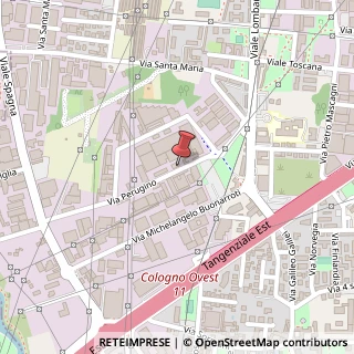 Mappa Via Perugino, 8, 20093 Cologno Monzese, Milano (Lombardia)