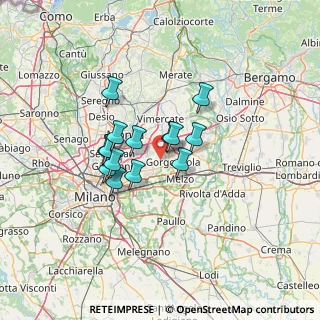 Mappa Via Salvador Allende, 20060 Bussero MI, Italia (9.56929)