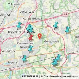 Mappa Via Salvador Allende, 20060 Bussero MI, Italia (4.59167)