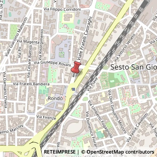 Mappa Viale Fratelli Casiraghi, 34, 20099 Sesto San Giovanni, Milano (Lombardia)