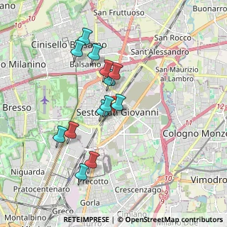 Mappa Via Fante D'Italia, 20099 Sesto San Giovanni MI, Italia (1.65)