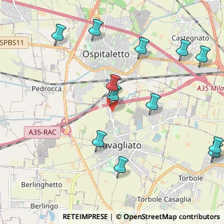 Mappa Via del Torchio, 25039 Travagliato BS, Italia (2.52333)