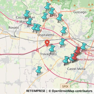 Mappa Via del Torchio, 25039 Travagliato BS, Italia (4.7695)