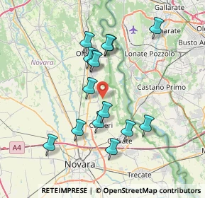 Mappa Aeroporto, 28062 Cameri NO, Italia (6.80333)